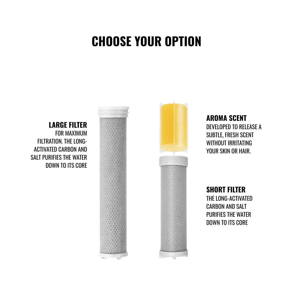 THE NOOHÉ FILTERED SHOWER HEAD